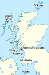 Map of Britain and Ireland