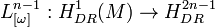 L_{[\omega]}^{n-1}: H_{DR}^1(M) \to H_{DR}^{2n-1}