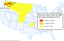 Large yellow area on map