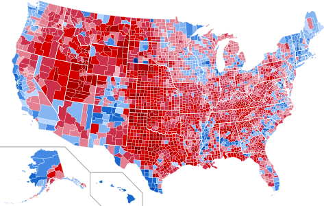 Colored map