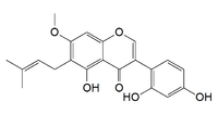 Chemical structure of 7-O-methylluteone