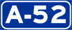 Autovía A-52 shield}}