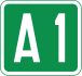 A1 Motorway shield}}