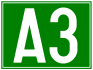 A3 motorway shield}}