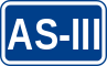 Autovía AS-III shield}}