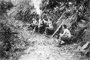 An Australian mortar team in action