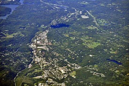 Aerial view of Mount Kisco