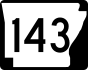 Highway 143 marker