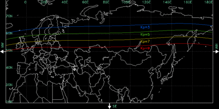 Kp map of Eurasia