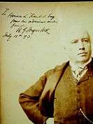 Portrait of Ingersoll, Autographed 1893