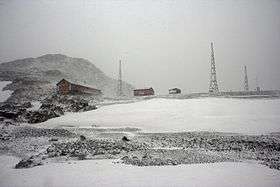 Cámara under a blizzard, austral summer of 2008