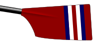 Image showing the rowing club's blade colours