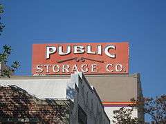 Bekins Storage Co. Roof Sign