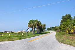 Benson Junction viewed from the intersection of Benson Junction Road and Shell Road