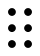 ⠿ (braille pattern dots-123456)