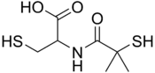 Skeletal formula of bucillamine