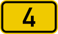 Slovenian route 4 shield