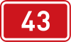 D43 Motorway shield}}