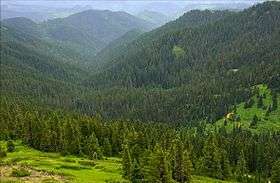 The Calapooya Mountains from Fairview Peak Lookout.