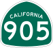 State Route 905 marker