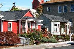 Photograph of houses in Trevitt's Addition Historic District