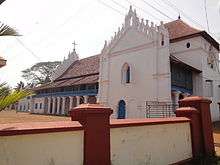 Champakulam Valia Palli from the South East side.