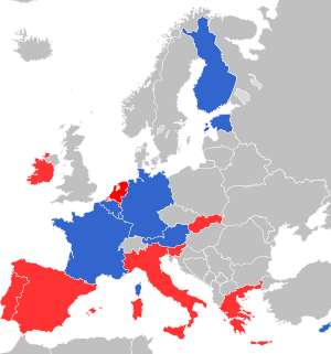 Unscheduled change of governments in EU countries due to the debt crisis