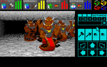 Screenshot of Dungeon Master: Chaos Strikes Back.