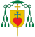 Coat of arms of Bishop Nicolas Steno. The cross symbolizes faith and the heart, the natural sciences.