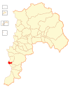 Map of the El Quisco commune in Valparaíso Region