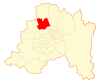 Map of Lampa commune in the Santiago Metropolitan Region