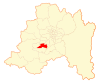 Location of the Talagante commune in the Santiago Metropolitan Region