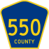 County Route 550  marker