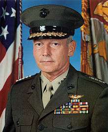 A color image of John Dailey, a white male in his Marine Corps dress uniform