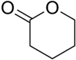 Skeletal formula of δ-valerolactone