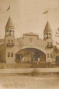 Baltimore's Electric Park had many of the attractions common to many amusement parks in the first two decades of the 20th century, including a re-enactment of the Johnstown Flood.