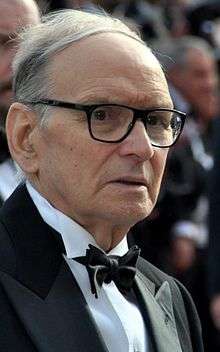 Photo of Ennio Morricone in 2012.