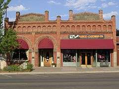 Dr. J.W. Barnard Building and First National Bank of Joseph