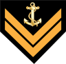 Insignia of a draftee Hellenic Navy Sergeant.