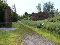 Intersection of the Genesee Valley Greenway with the Lehigh Valley Trail.