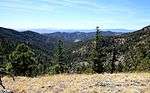 Mountains and valleys in Gila National Forest.