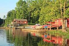 Beaverdam Park headquarters and boat launch