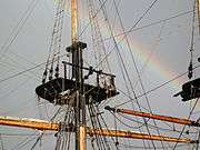 Rainbow in the rigging