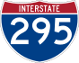 Interstate 295 marker