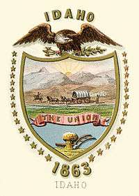 Idaho territory coat of arms