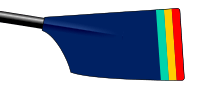 Image showing the rowing club's blade colours