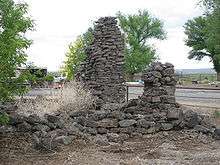 Jean Baptiste Charbonneau Memorial and Inskip Station Ruins