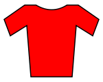 A jersey with a red design