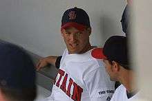 Josh in the GB dugout