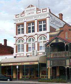 The Kalgoorlie Miner building.